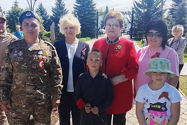 Патриотическая акция прошла в Плешаново